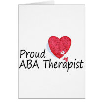 Proud ABA Therapist Greeting Cards