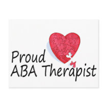 Proud ABA Therapist postcards