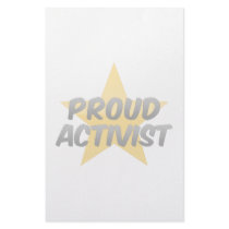 Proud Activist Personalized Stationery