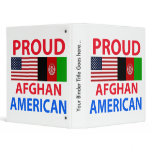 Proud Afghan American binders