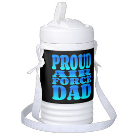 Proud Air Force Dad Igloo Beverage Cooler