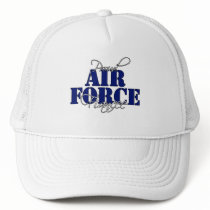 Proud Air Force Fiancee Hat by designsbyrenie Proud Air Force Fiancee Hat