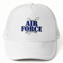 Proud Air Force Girlfriend Hat by designsbyrenie Proud Air Force Girlfriend Hat