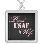Proud Air Force Wife Necklace