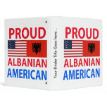 Proud Albanian American binders