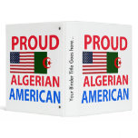 Proud Algerian American Vinyl Binder