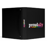 Proud Ally Dark Avery Binder