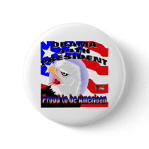 Proud American Barack Obama buttons