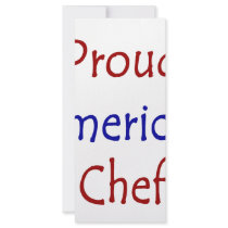 Proud American Chef rack cards by Supernova23 Proud American Chef rack cards