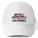 proud-american Grandma hats by CaringHearts proud-american Grandma hats