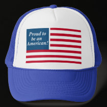 Proud American Hat by MarciaCox Proud American Hat