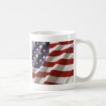 Proud and Patriotic USA Flag Coffee Mug