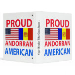 Proud Andorran American binders