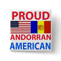 Proud Andorran American Pins