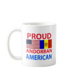Proud Andorran American Coffee Mugs