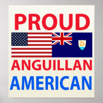 Proud Anguillan American Print