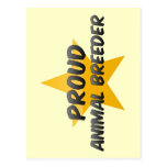 Proud Animal Breeder Post Card