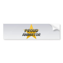 Proud Animator Bumper Sticker