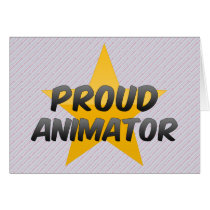 Proud Animator Greeting Card