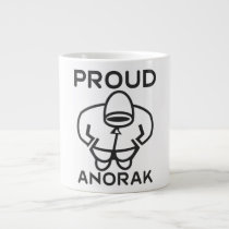 proud anorak, techno geek. mugs