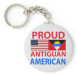 Proud Antiguan American Key Chains