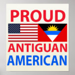Proud Antiguan American Posters
