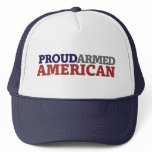 Proud Armed American Mesh Hats