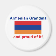 Proud Armenian Grandma Fridge Magnets