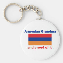 Proud Armenian Grandma Keychain
