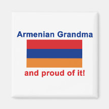 Proud Armenian Grandma Refrigerator Magnet