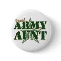 Proud Army Aunt Pinback Button