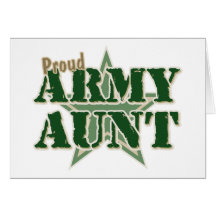 Proud Army Aunt Greeting Card