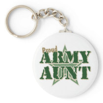 Proud Army Aunt Keychains