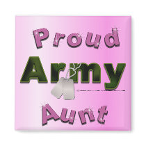Proud Army Aunt Magnet
