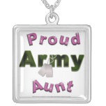 Proud Army Aunt Necklace
