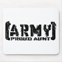 Proud Army Aunt - Tattered Mouse Pads