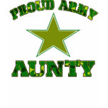 Proud army aunt t shirt