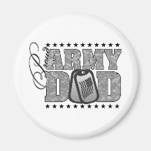 Proud Army Dad ACU Refrigerator Magnet