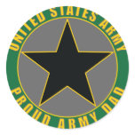 Proud Army Dad Sticker