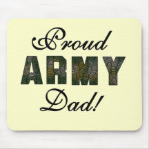 Proud Army Dad Tshirts and Gifts Mouse Pad