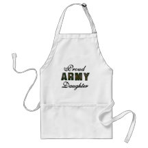 Proud Army Daughter Apron
