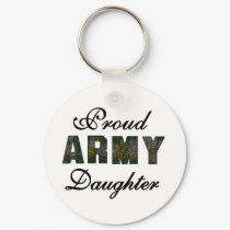 Proud Army Daughter keychains by USAmilitary Proud Army Daughter keychains