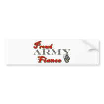 Proud Army Fiance bumper stickers