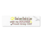 Proud Army Girl Bumper Stickers