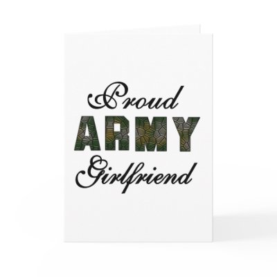 Proud Army Girlfriend Greeting Cards by USAmilitary