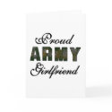 Proud Army Girlfriend cards by USAmilitary Proud Army Girlfriend cards