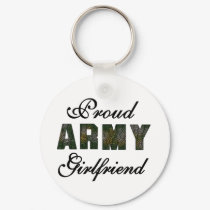 Proud Army Girlfriend keychains by USAmilitary Proud Army Girlfriend keychains