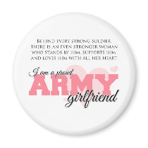 Proud Army Girlfriend Magnets