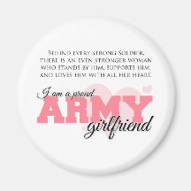 Proud Army Girlfriend Magnets