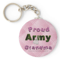 Proud Army Grandma Keychain